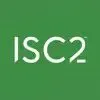 The ISC2 logo features white text spelling out 'ISC2' on a solid green background.